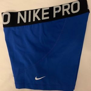 Nike Pro Spandex Royal Blue Medium